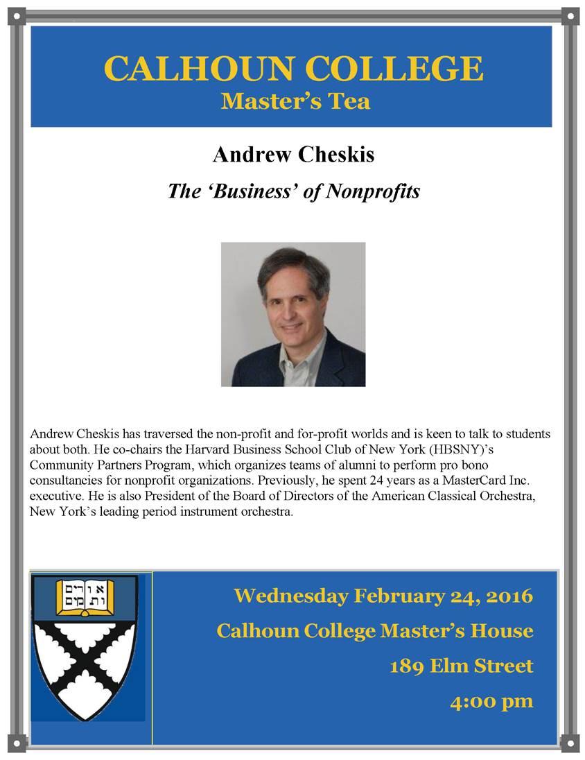 The "Business" of Nonprofits with Andrew Cheskis