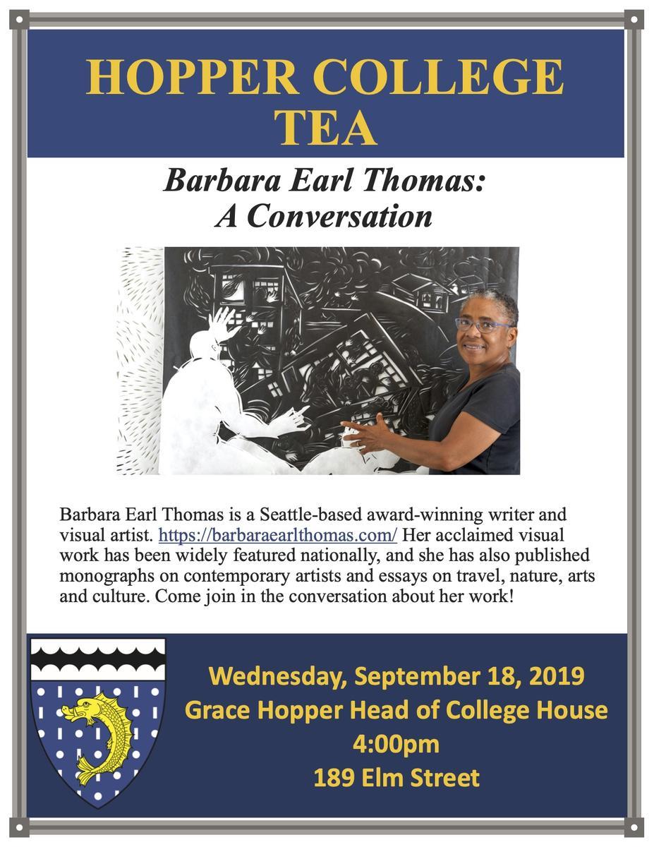 Barbara Earl Thomas: A Conversation