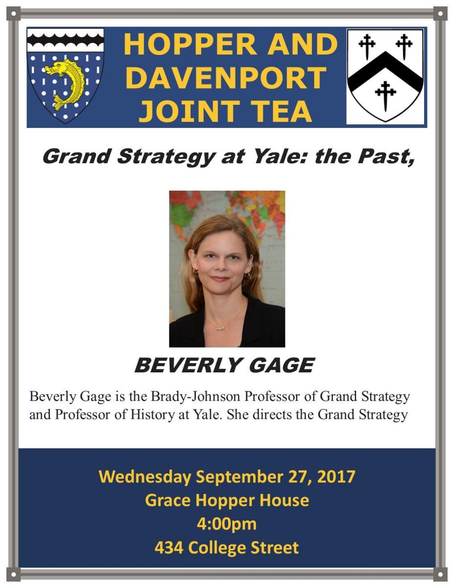 Grand Strategy at Yale: the Past with Beverly Gage