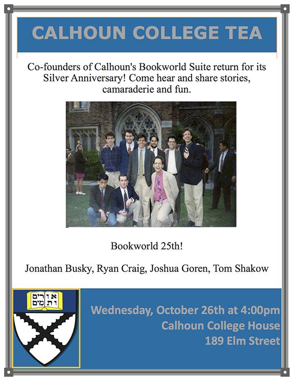 Come hear stories with Jonathan Busky, Ryan Craig, Joshua Goren, and Tom Shakow