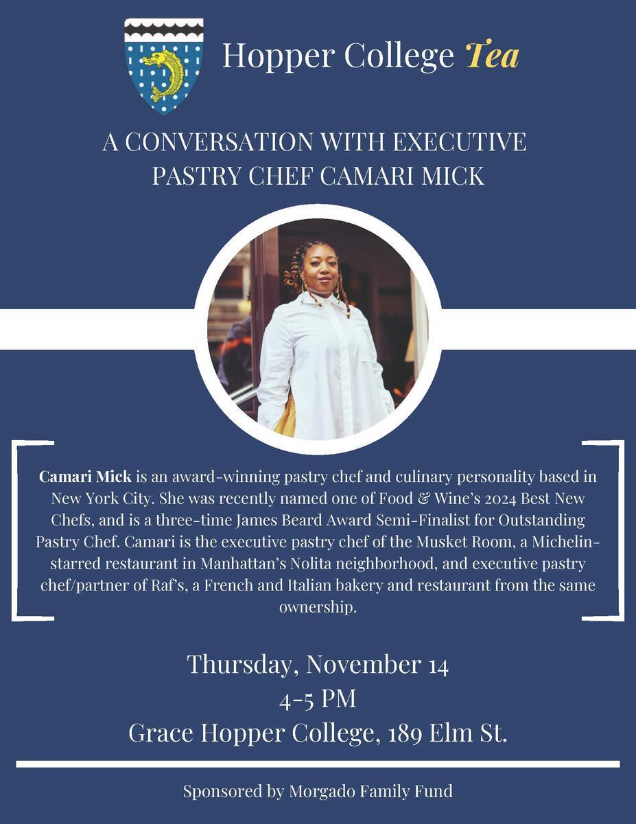 A Conversation with Executive Pastry Chef Camari Mick