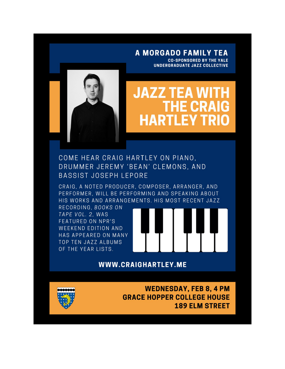 Jazz Tea with The Craig Hartley Trio