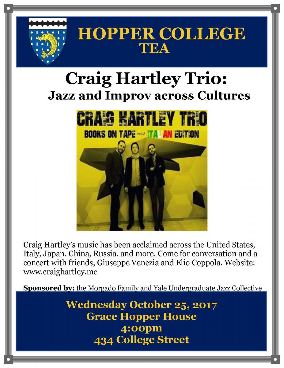 Craig Hartley Trio: Jazz and Improv across Cultures