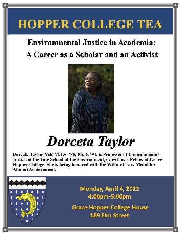 Environmental Justice in Academia: A Career as a Scholar and an Activist with Dorceta Taylor