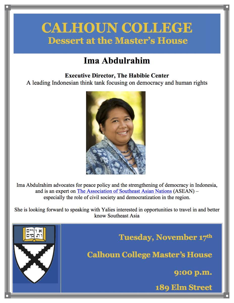 Ima Abdulrahim: A leading Indonesian think tank on democracy and human rights