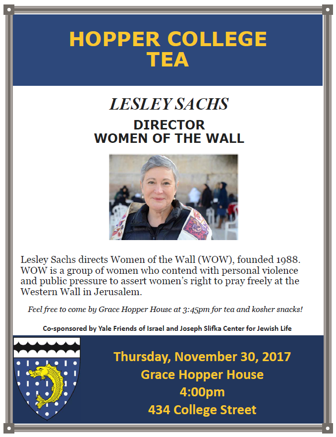 Lesley Sachs, Director of Women of the Wall (WOW)