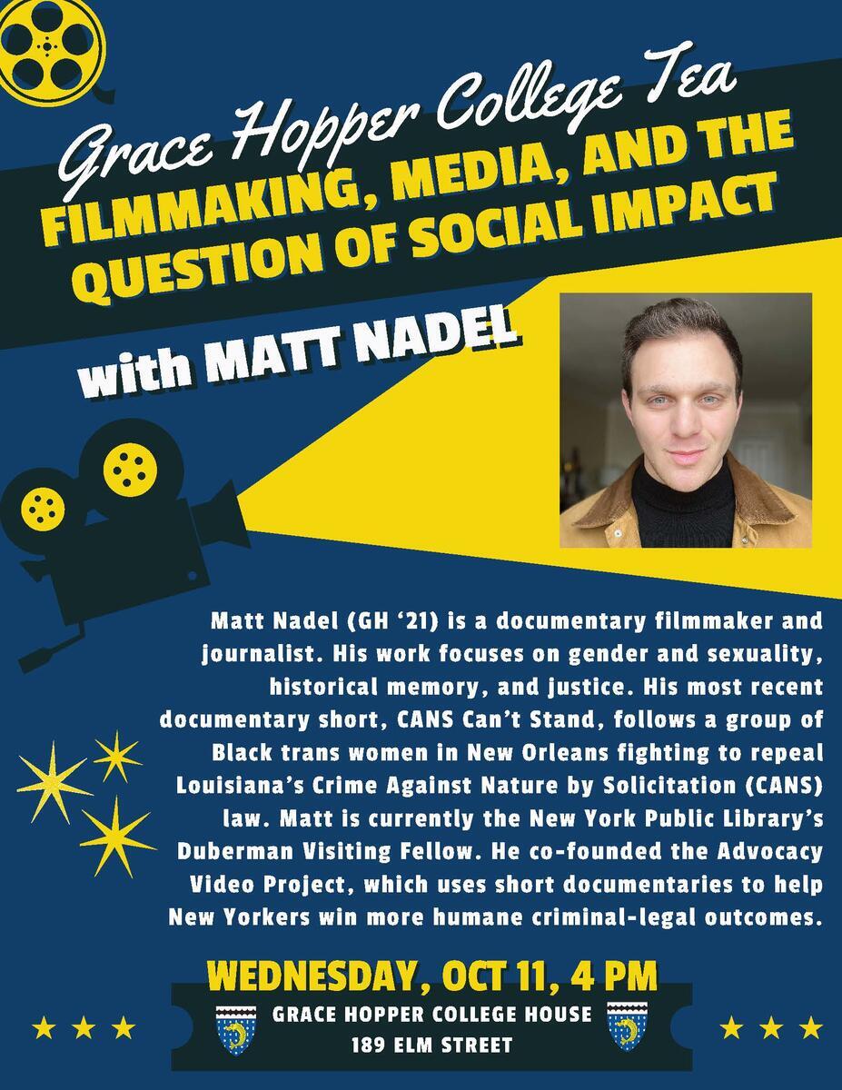 Filmmaking, Media, and the Question of Social Impact with Matt Nadel