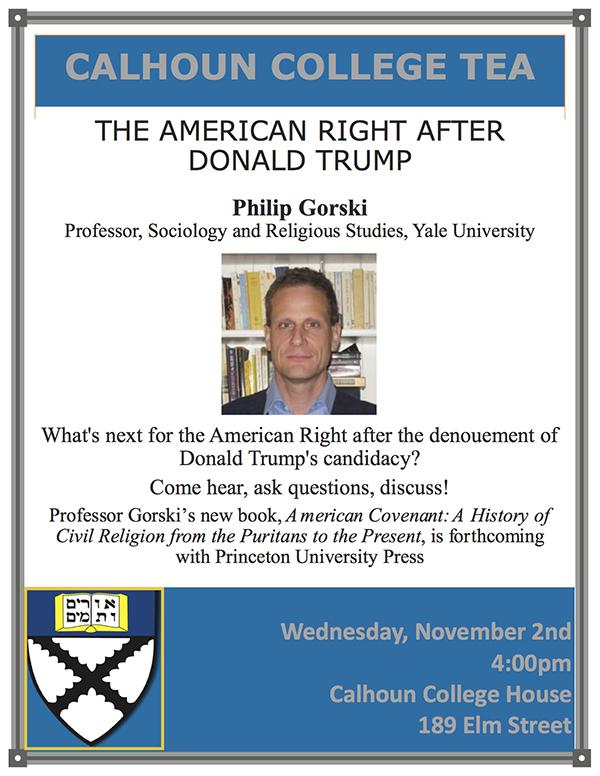 The American Right After Donald Trump: A Conversation with Philip Gorski