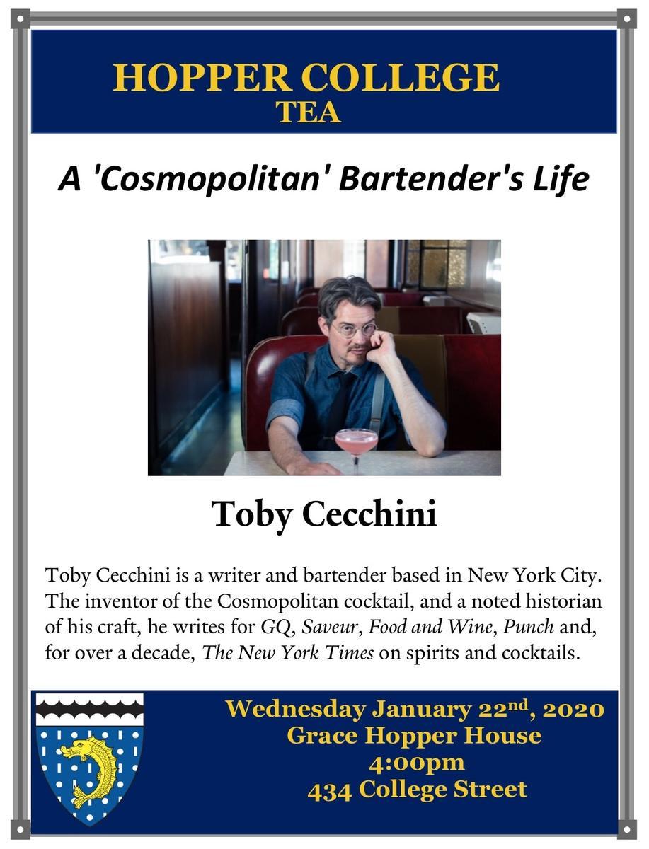 A 'Cosmopolitan' Bartender's Life: Toby Cecchini