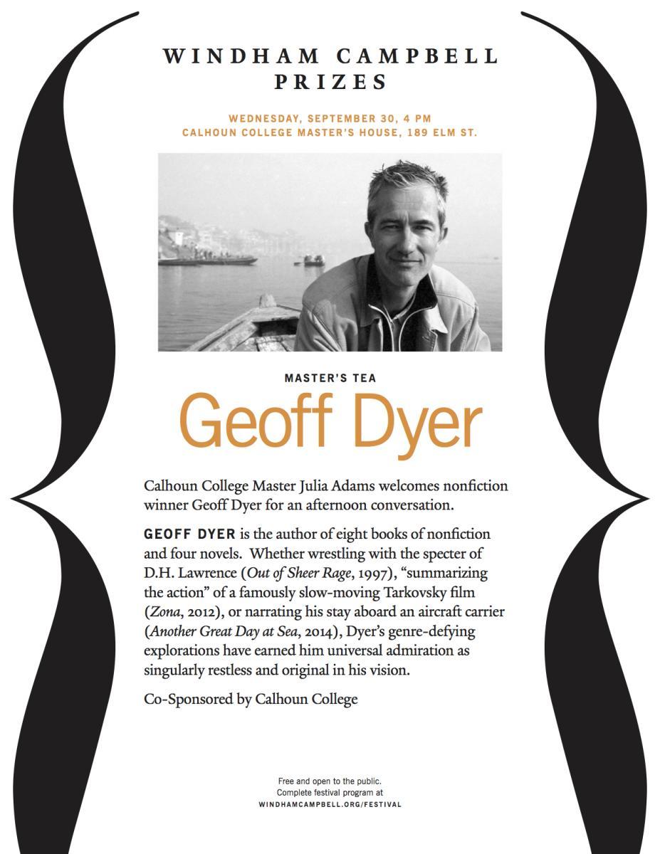 A Conversation with Geoff Dyer