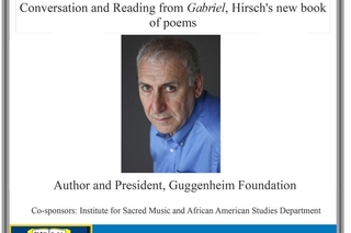 A Conversation and Reading from Gabriel, Edward Hirsch's new book of poems