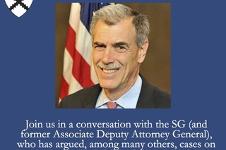 A Conversation with Donald Verrilli, U.S. Solicitor General