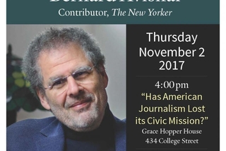 Bernard Avishai: "Has American Journalism Lost its Civic Mission?" and "Reporting on Israel-Palestine""