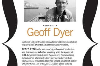 A Conversation with Geoff Dyer